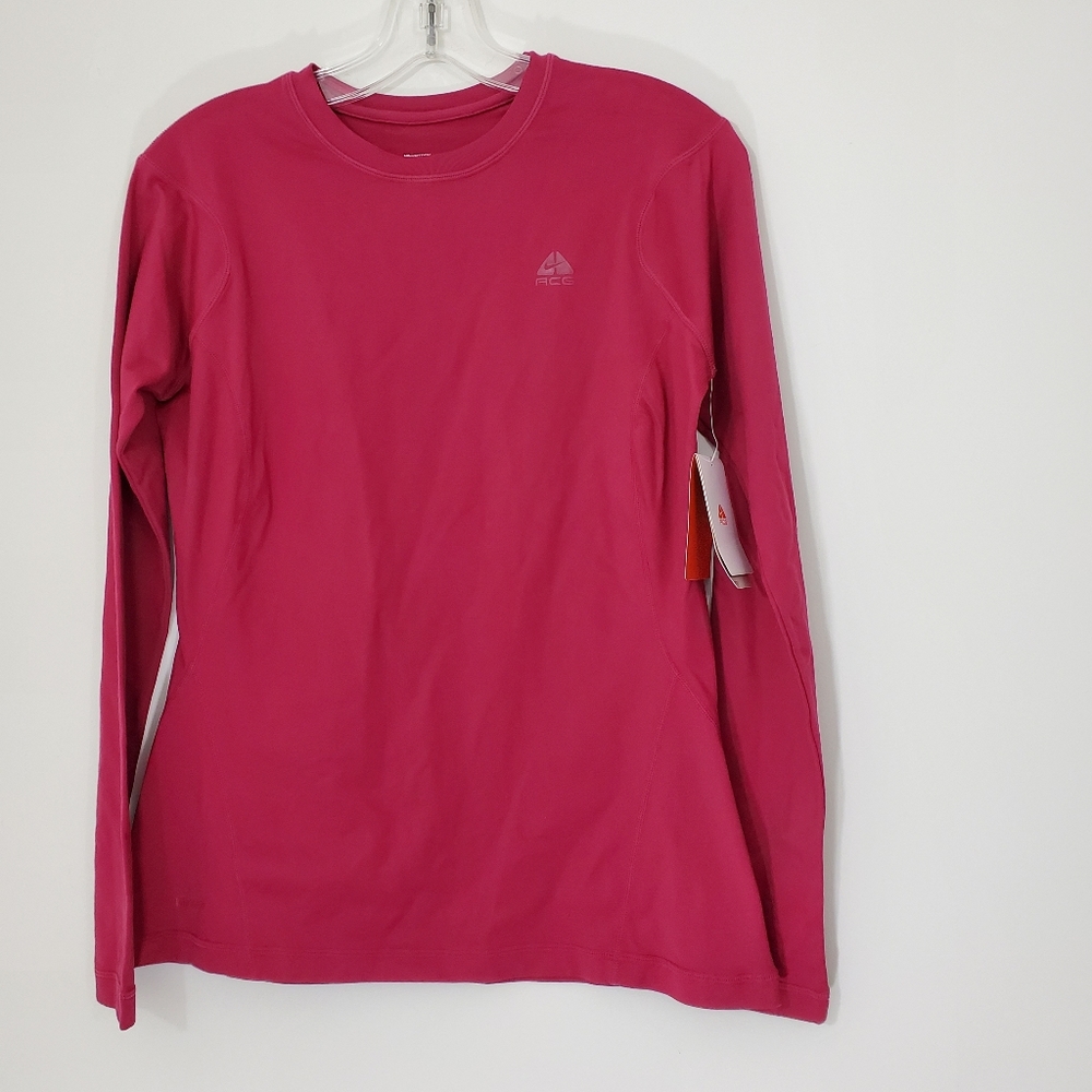 Nike Cliff Side Crew Dri-Fit Long Sleeve Top, Size Medium
